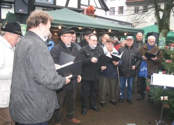 MGV Singen beim Advent Winterwald Dez. 2010
