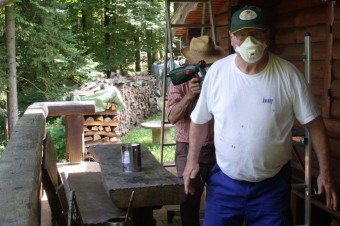 Schicke Verkleidung von Sänger Wolfgang Och