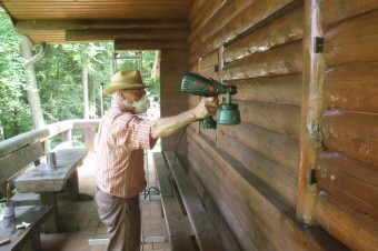 Bernhard Strobl bei der Arbeit